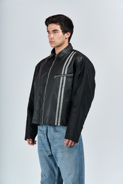 1990 Planet Hollywood Acapulco Vegan Leather Racing Jacket (M/L)