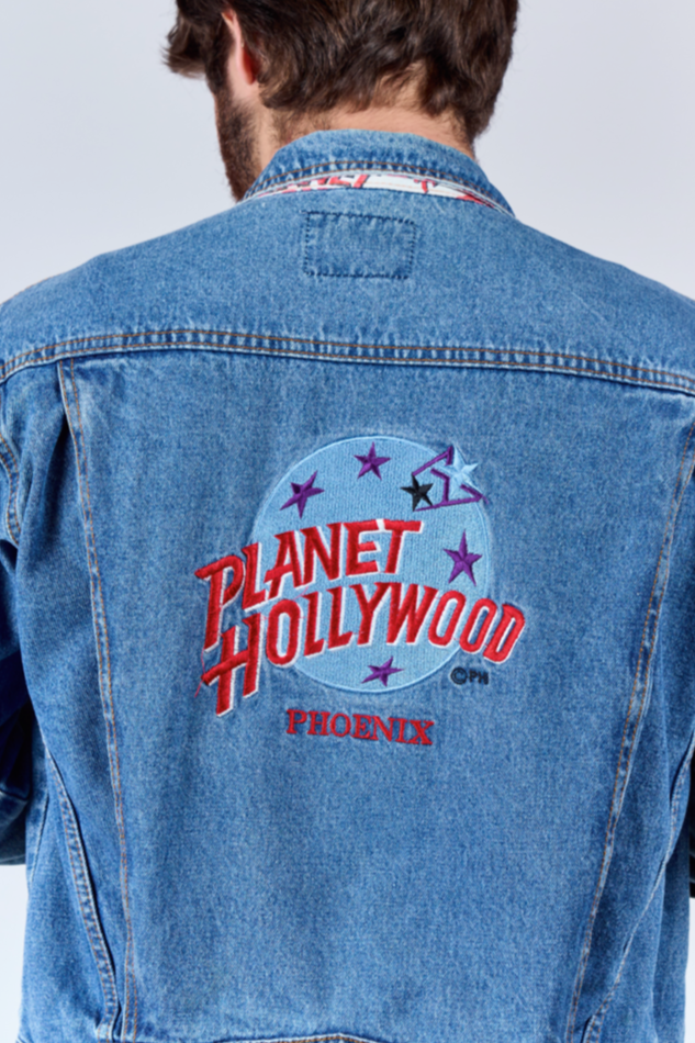 1990 Planet Hollywood Phoenix Boxy Denim Jacket (S)