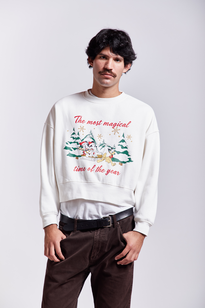 2010 Disney Christmas Crop Crewneck (S/M)