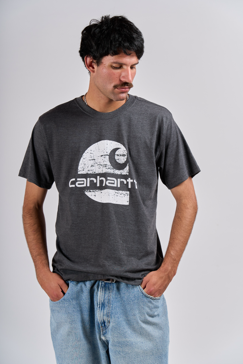 Carhartt Big Logo Gray T-shirt (M/L)