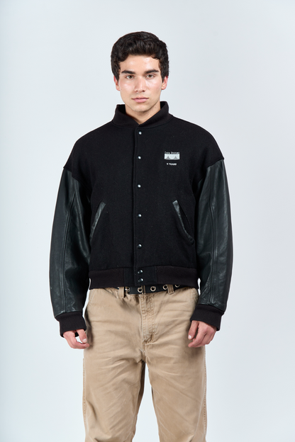 1990 Lamasz Sport Leather Varsity Jacket (M)