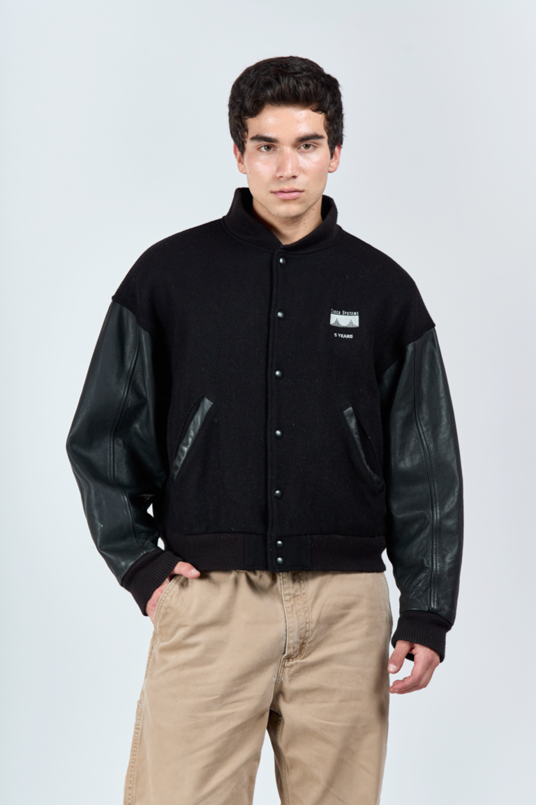 1990 Lamasz Sport Leather Varsity Jacket (M)