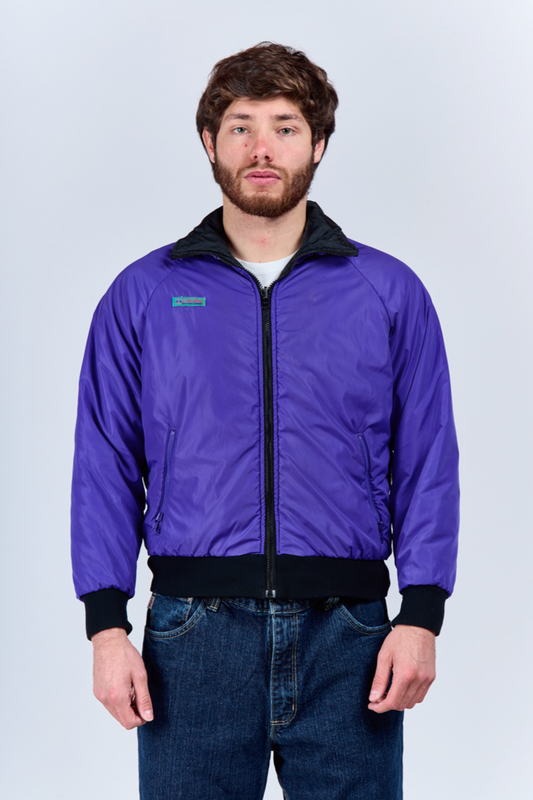 1990 Columbia Radial Sleeve Reversible Padded Jacket (S/M)