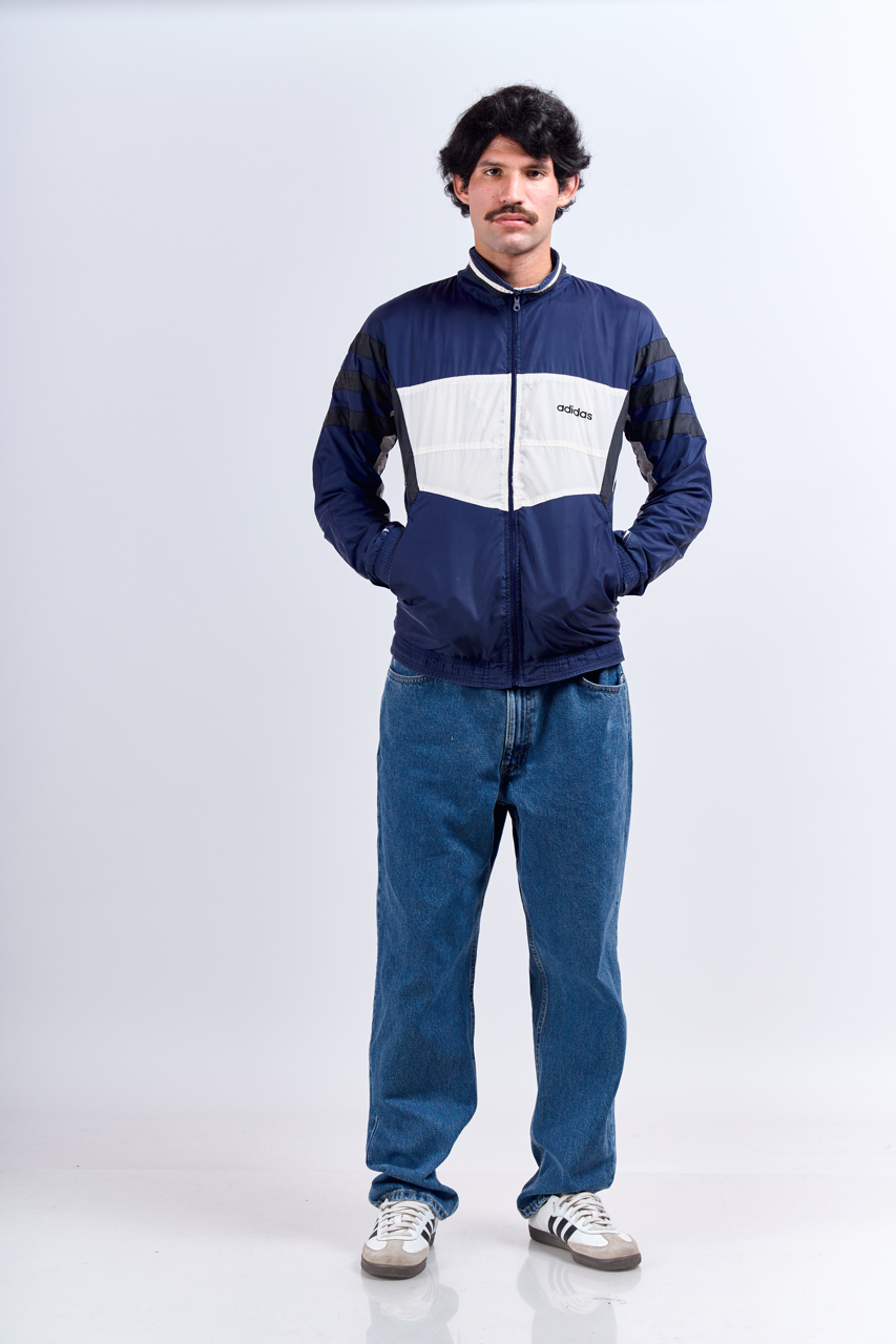 1990 Adidas Three Stripes Track Jacket (S)