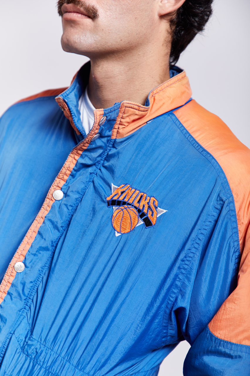 1992 Jumpball Mighty NBA Knicks Padded Jacket (S/M)