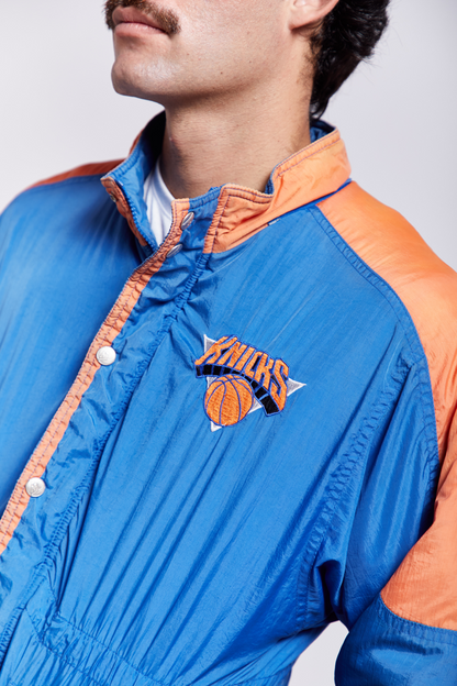 1992 Jumpball Mighty NBA Knicks Padded Jacket (S/M)