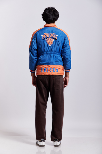 1992 Jumpball Mighty NBA Knicks Padded Jacket (S/M)