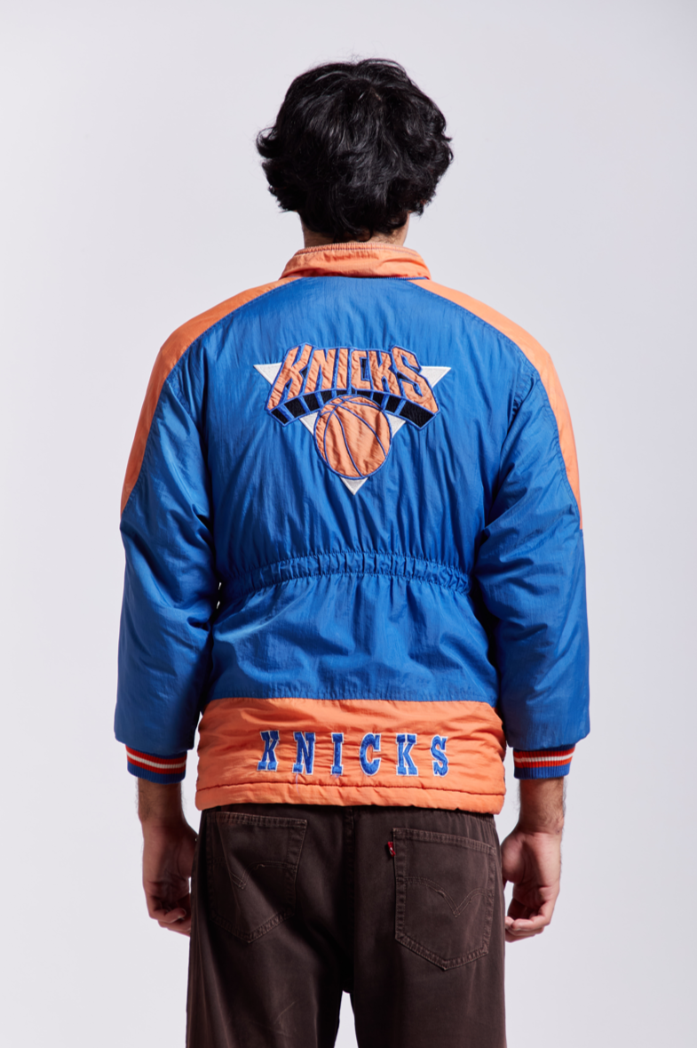 1992 Jumpball Mighty NBA Knicks Padded Jacket (S/M)