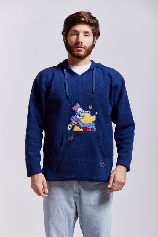 1990 Disney Pooh Polar Hoodie (S/M)