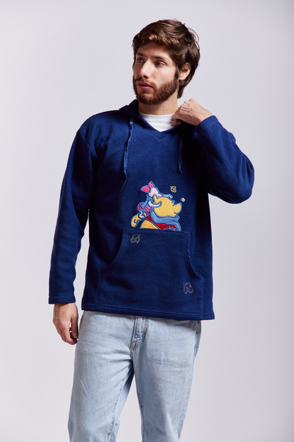 1990 Disney Pooh Polar Hoodie (S/M)