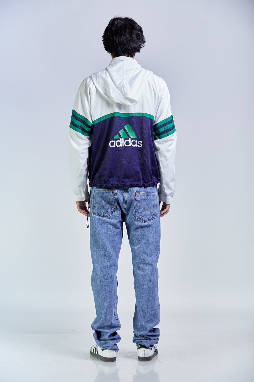 1990 Adidas Big Logo Mesh Track Jacket (M/L)