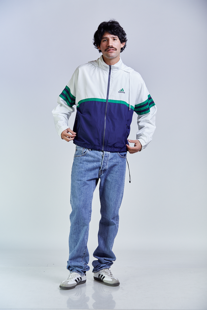 1990 Adidas Big Logo Mesh Track Jacket (M/L)