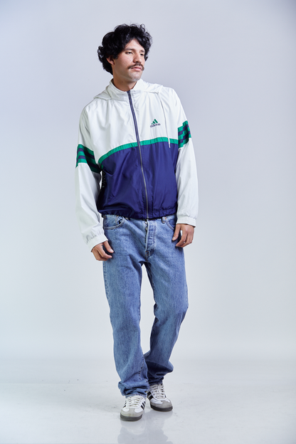 1990 Adidas Big Logo Mesh Track Jacket (M/L)