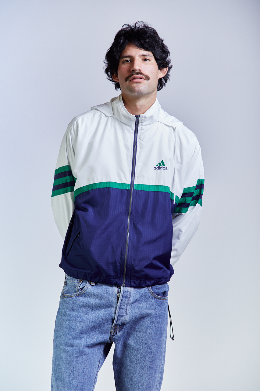 1990 Adidas Big Logo Mesh Track Jacket (M/L)