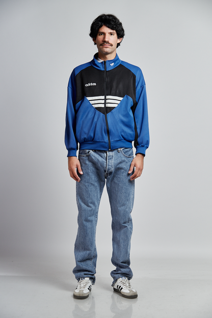 1990 Adidas Three Stripes Track Jacket (S/M)