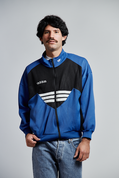 1990 Adidas Three Stripes Track Jacket (S/M)