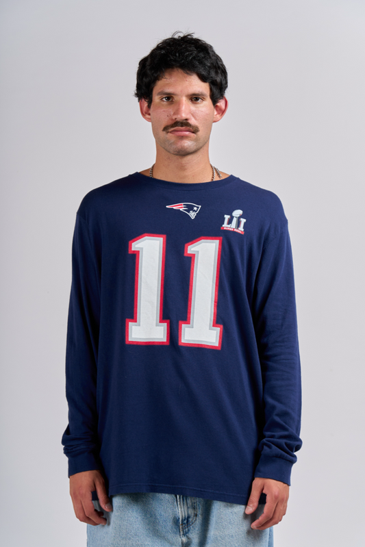 2018 Majestic NFL Superbowl LII Patriots Long Sleeve (L/XL)