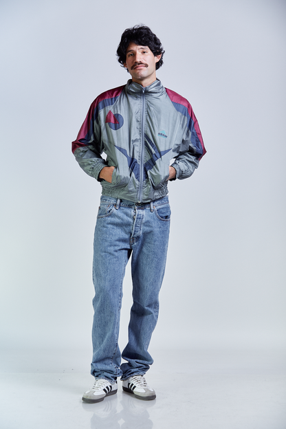 1990 Adidas Equipment Colorful Track Jacket (S/M)