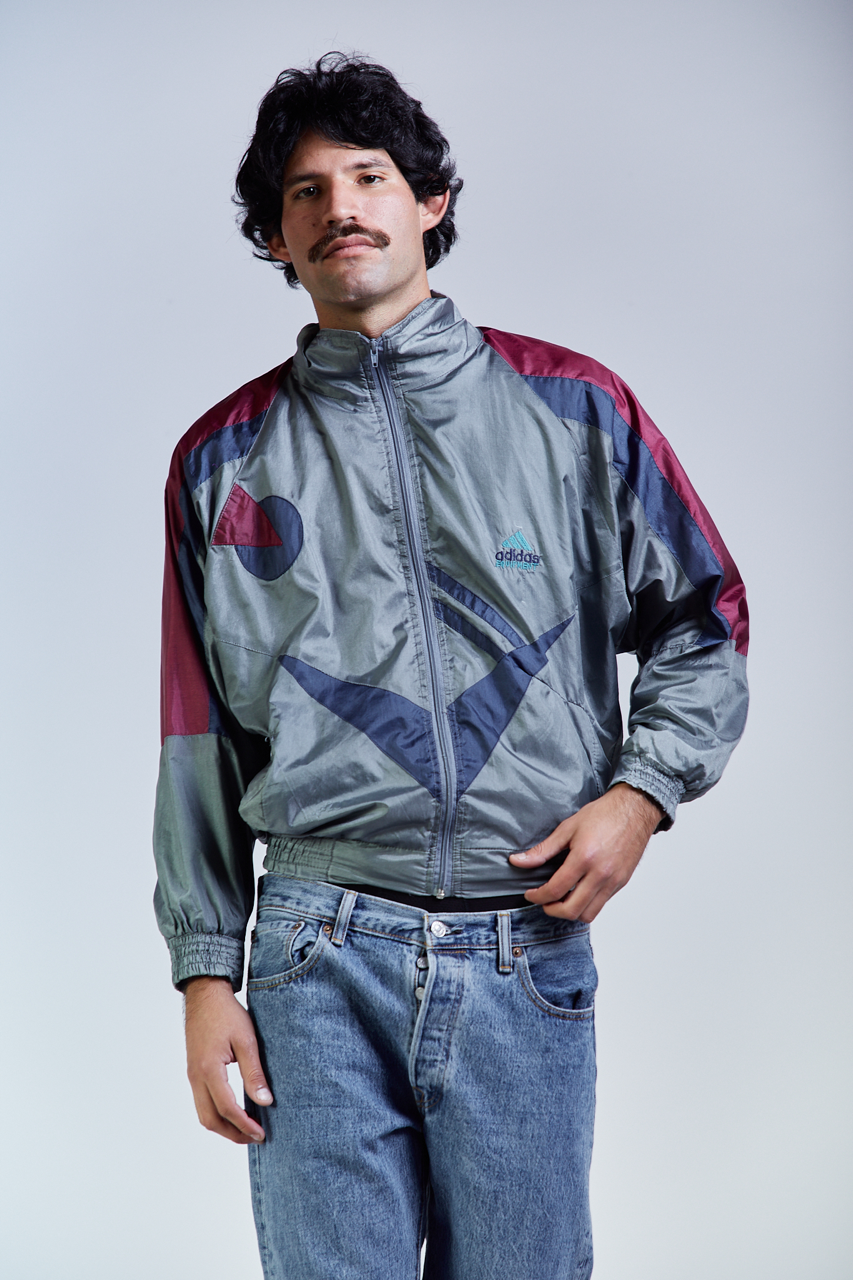 1990 Adidas Equipment Colorful Track Jacket (S/M)