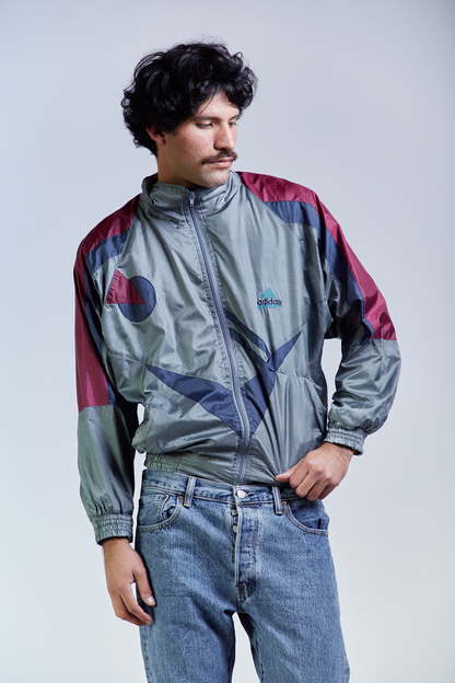 1990 Adidas Equipment Colorful Track Jacket (S/M)