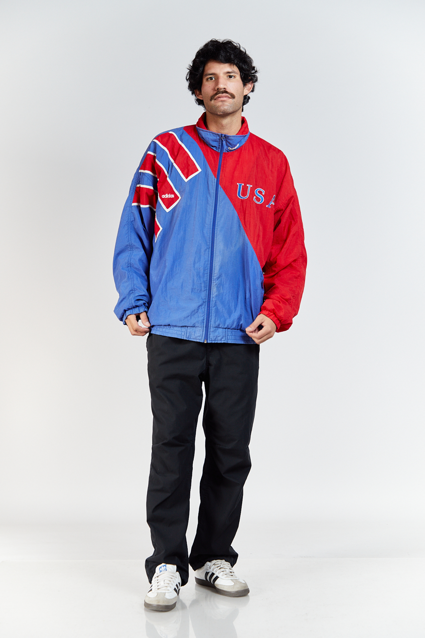 1980 Adidas USA Olympics Game Jacket (XL)