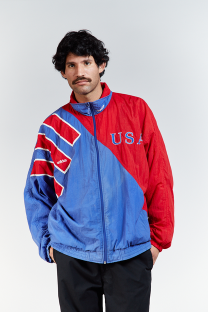 1980 Adidas USA Olympics Game Jacket (XL)