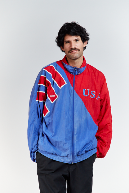 1980 Adidas USA Olympics Game Jacket (XL)