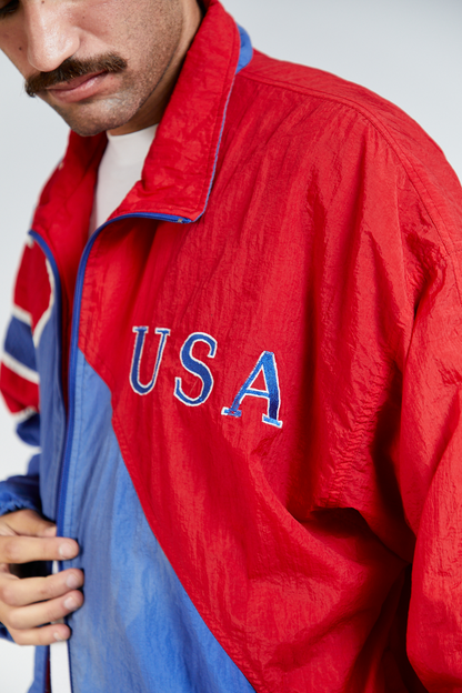 1980 Adidas USA Olympics Game Jacket (XL)