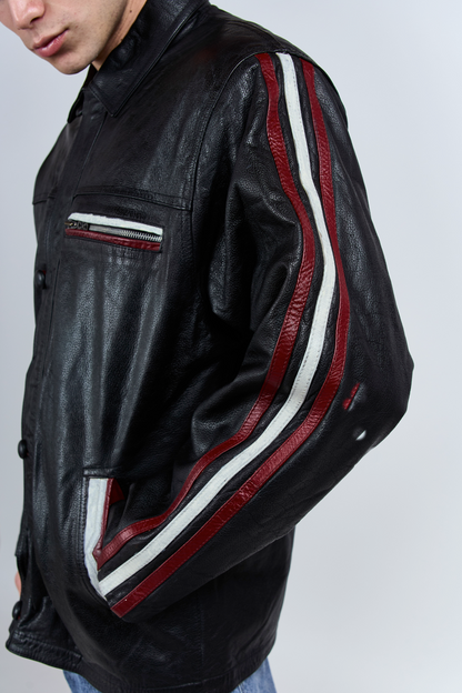 Genuine Leather Racing Jacket (M/L)