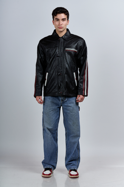 Genuine Leather Racing Jacket (M/L)