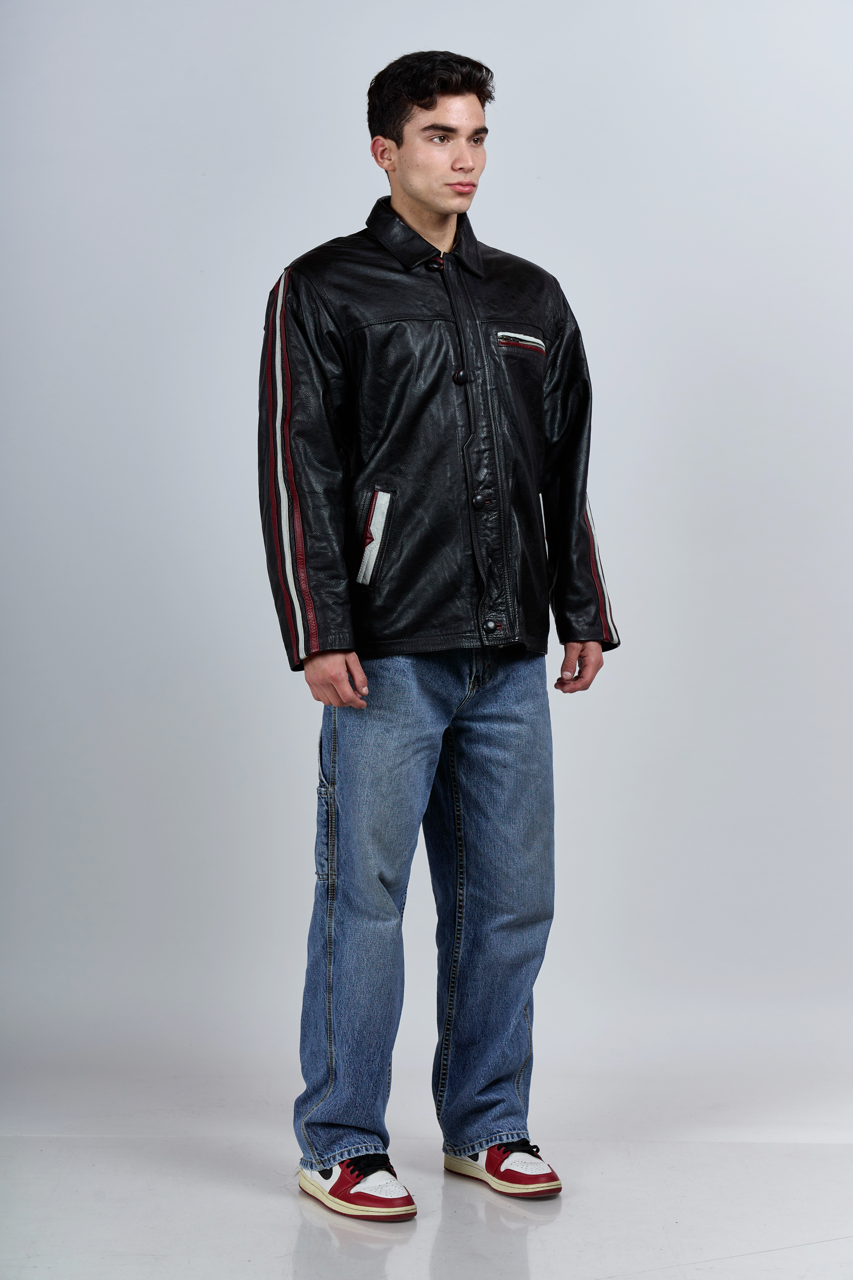 Genuine Leather Racing Jacket (M/L)