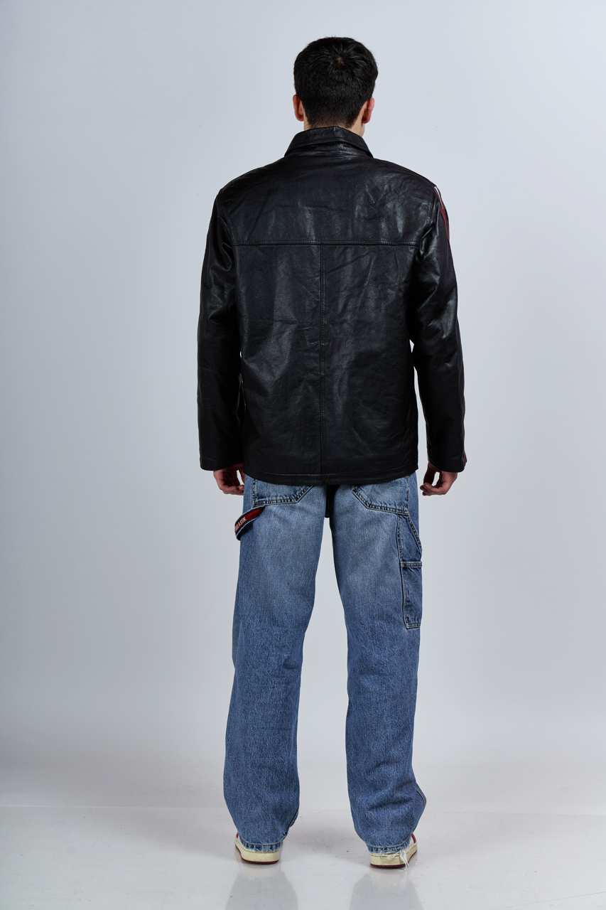 Genuine Leather Racing Jacket (M/L)