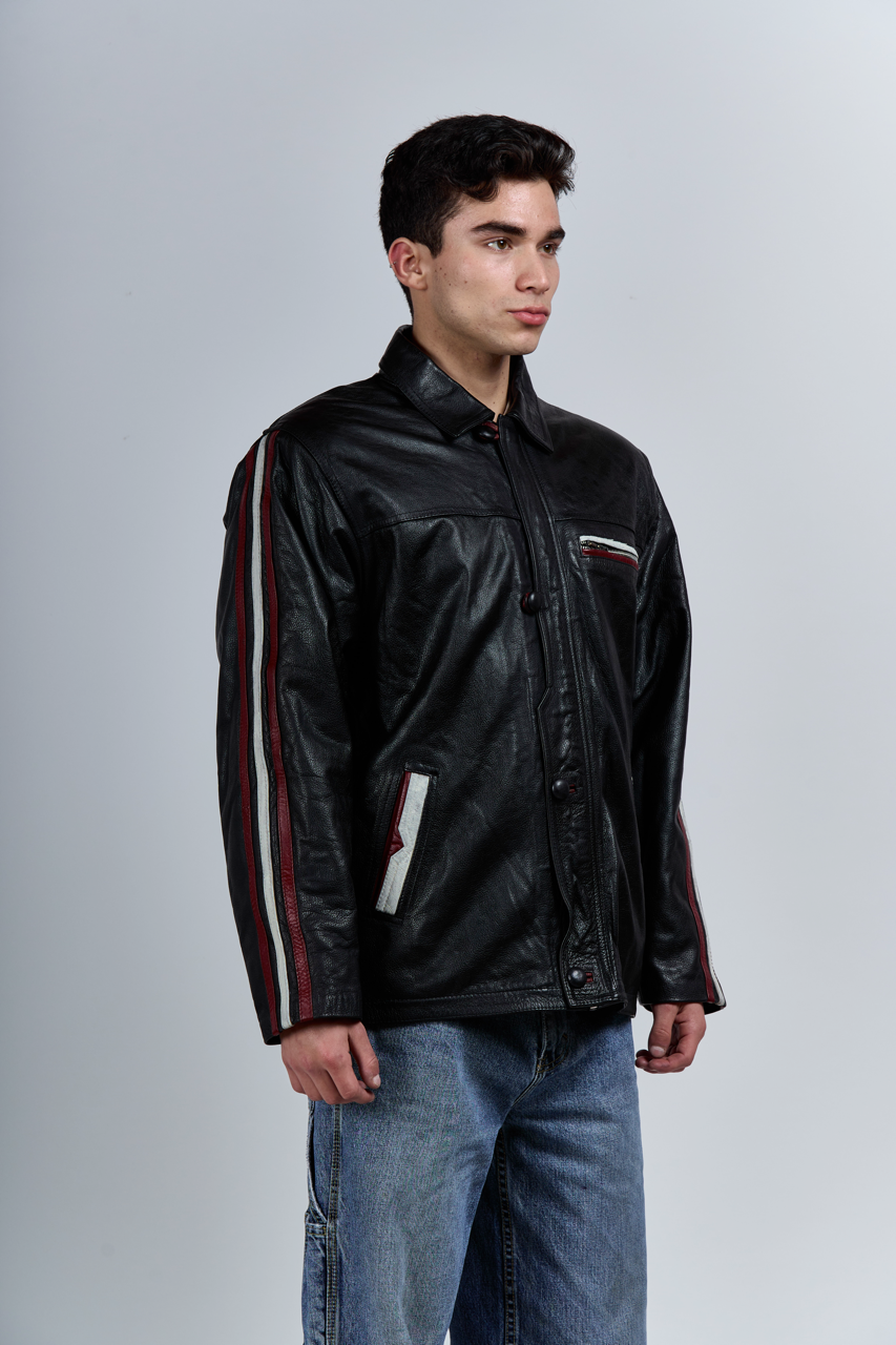 Genuine Leather Racing Jacket (M/L)