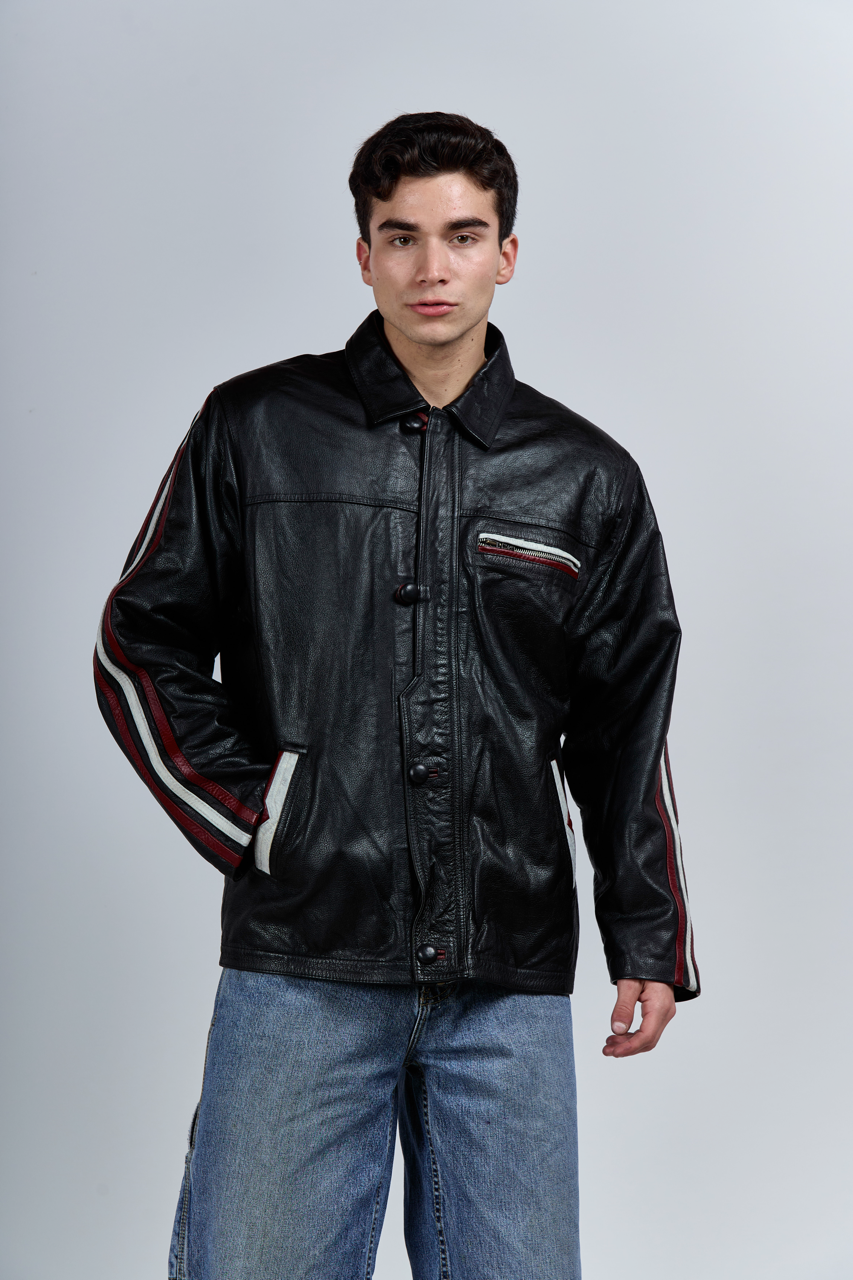 Genuine Leather Racing Jacket (M/L)