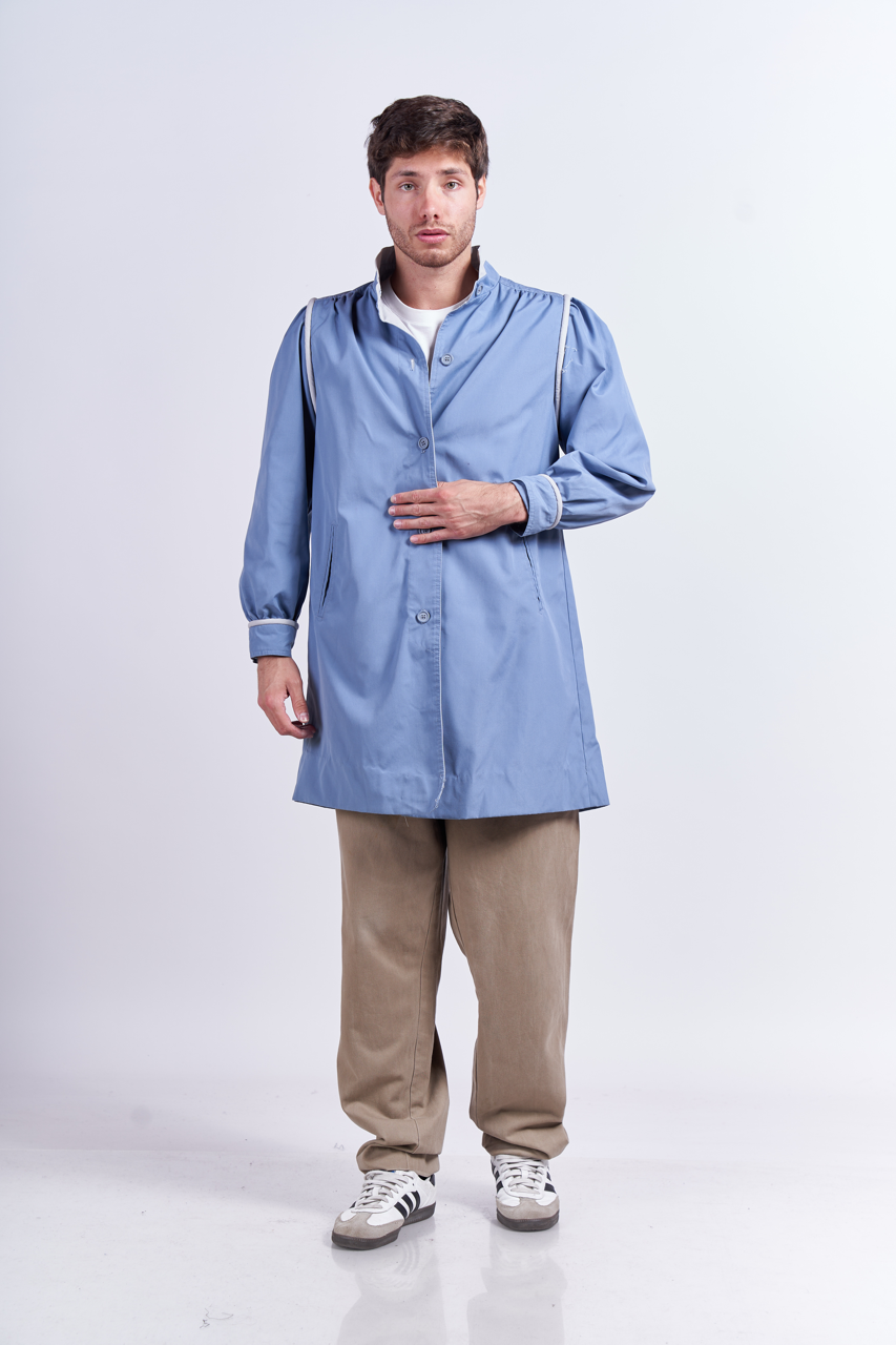 Sky Blue Trench Coat (M/L)