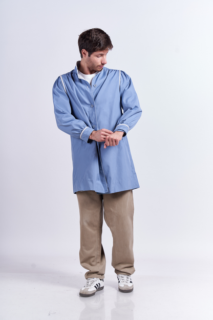 Sky Blue Trench Coat (M/L)