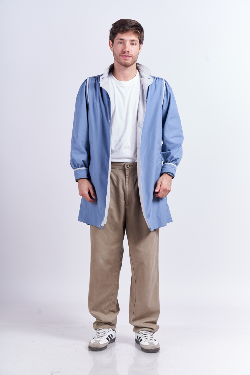 Sky Blue Trench Coat (M/L)