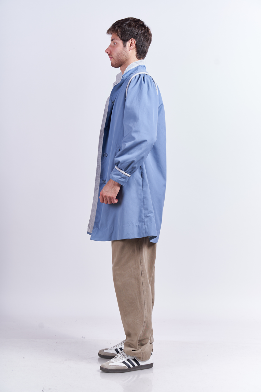 Sky Blue Trench Coat (M/L)