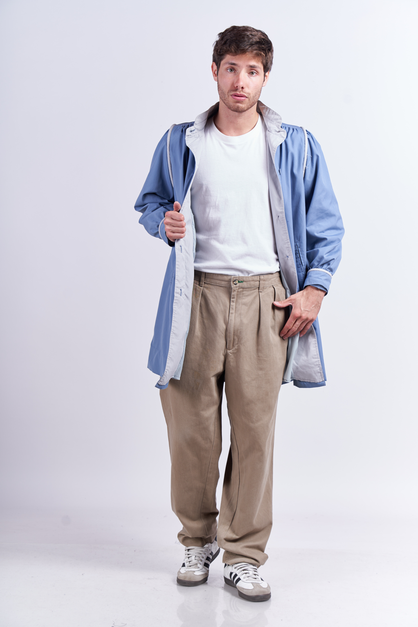 Sky Blue Trench Coat (M/L)