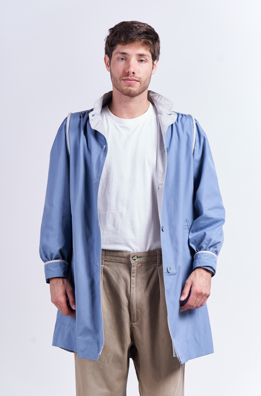 Sky Blue Trench Coat (M/L)