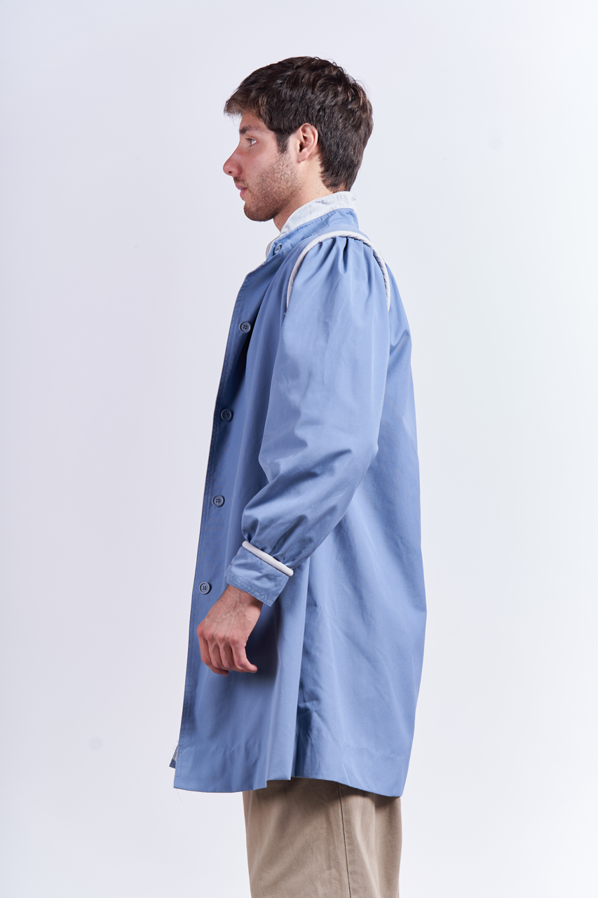 Sky Blue Trench Coat (M/L)