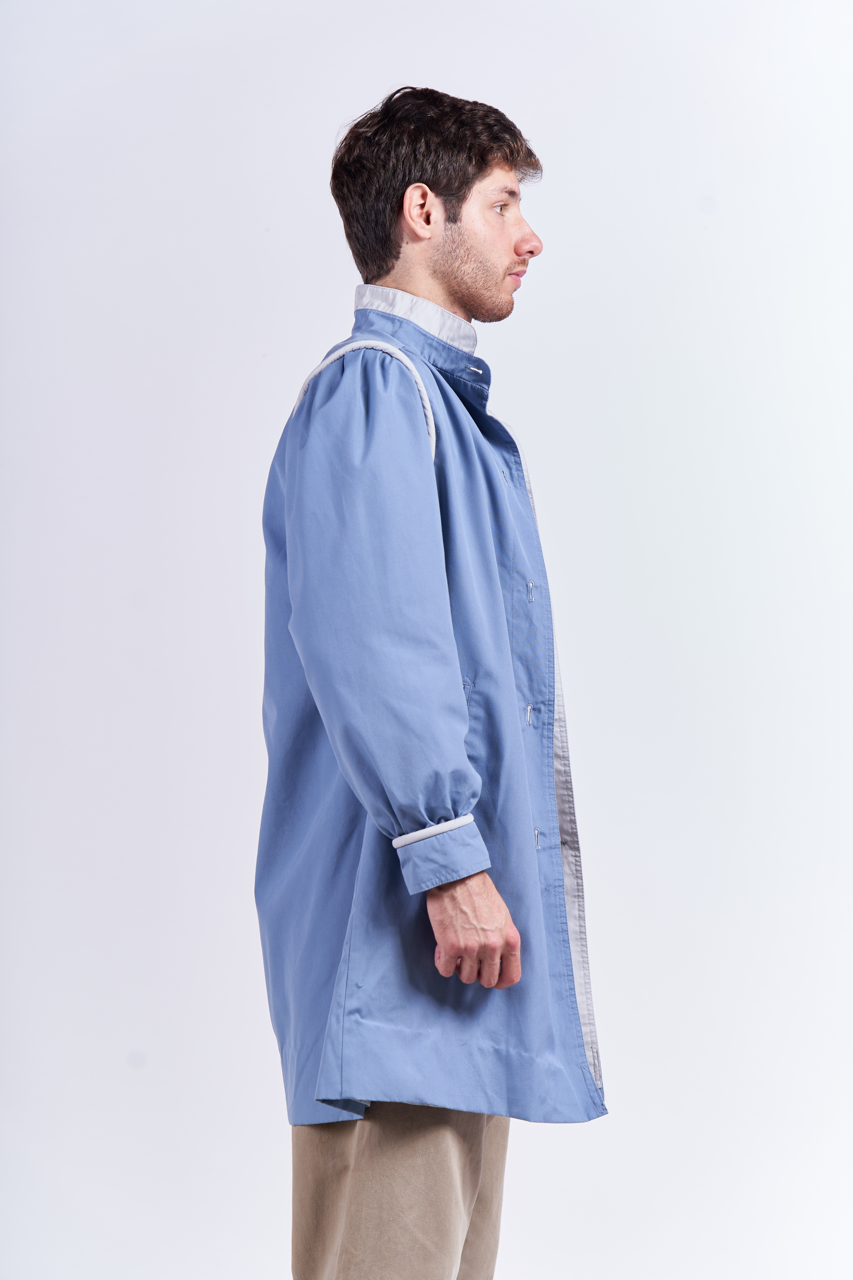 Sky Blue Trench Coat (M/L)