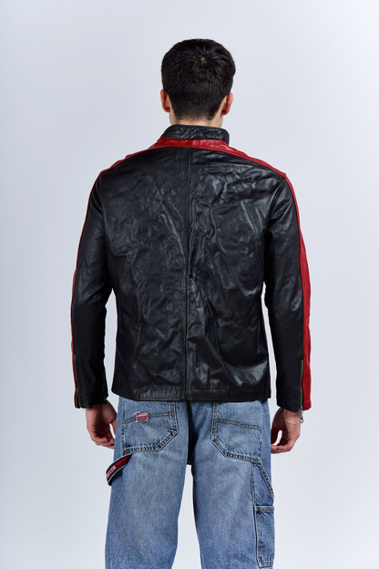 2000 Genuine Leather Motorcycle Jacket (S/M)