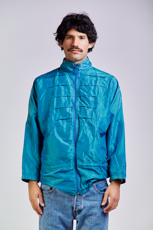 1990 Vintage Adidas Aqua Reflective Jacket (M/L)