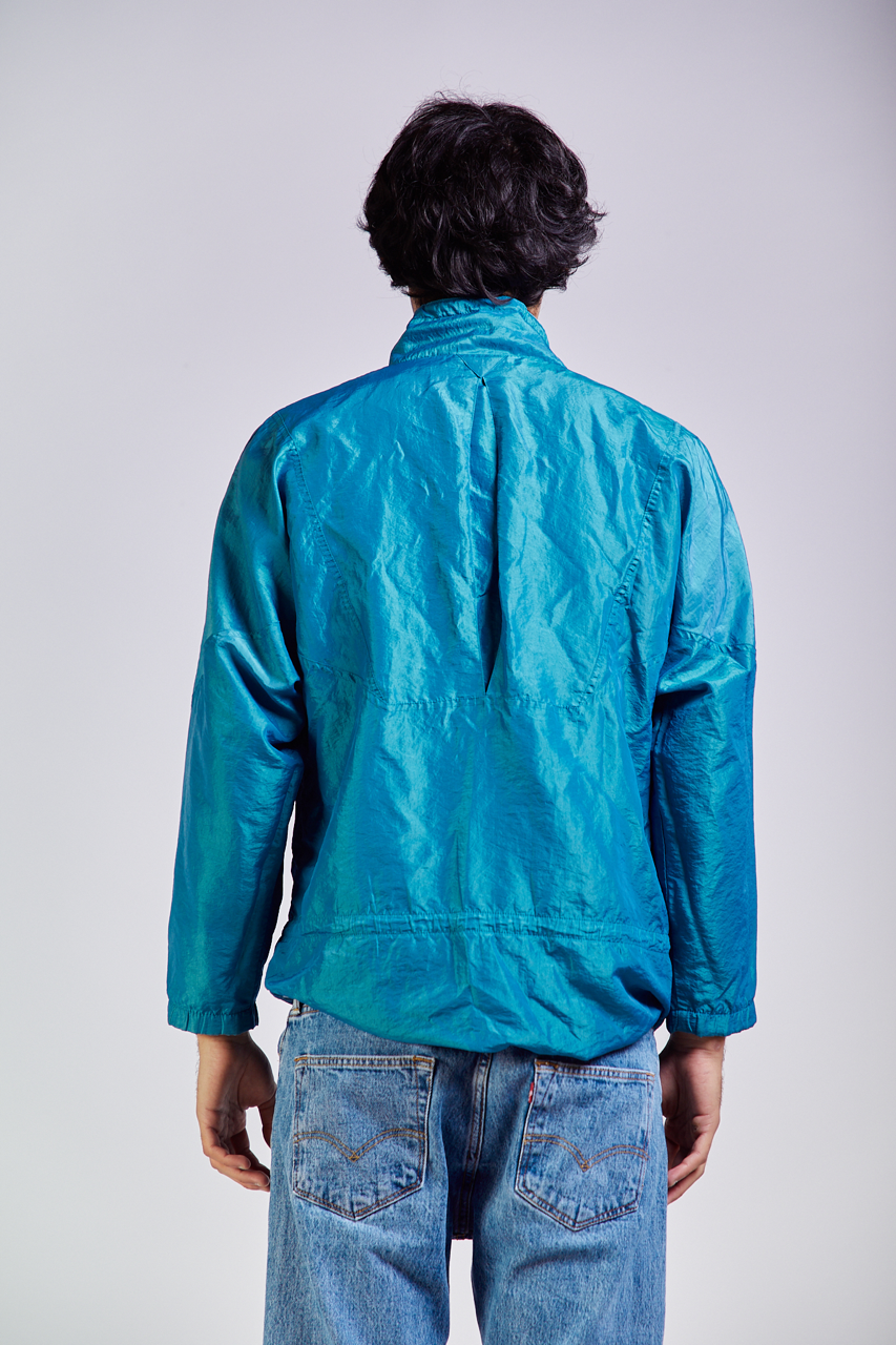 1990 Vintage Adidas Aqua Reflective Jacket (M/L)