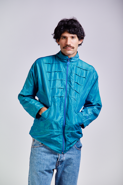 1990 Vintage Adidas Aqua Reflective Jacket (M/L)