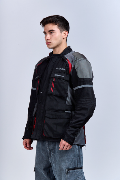 BlackBike Airvent Armored Moto Jacket (L)