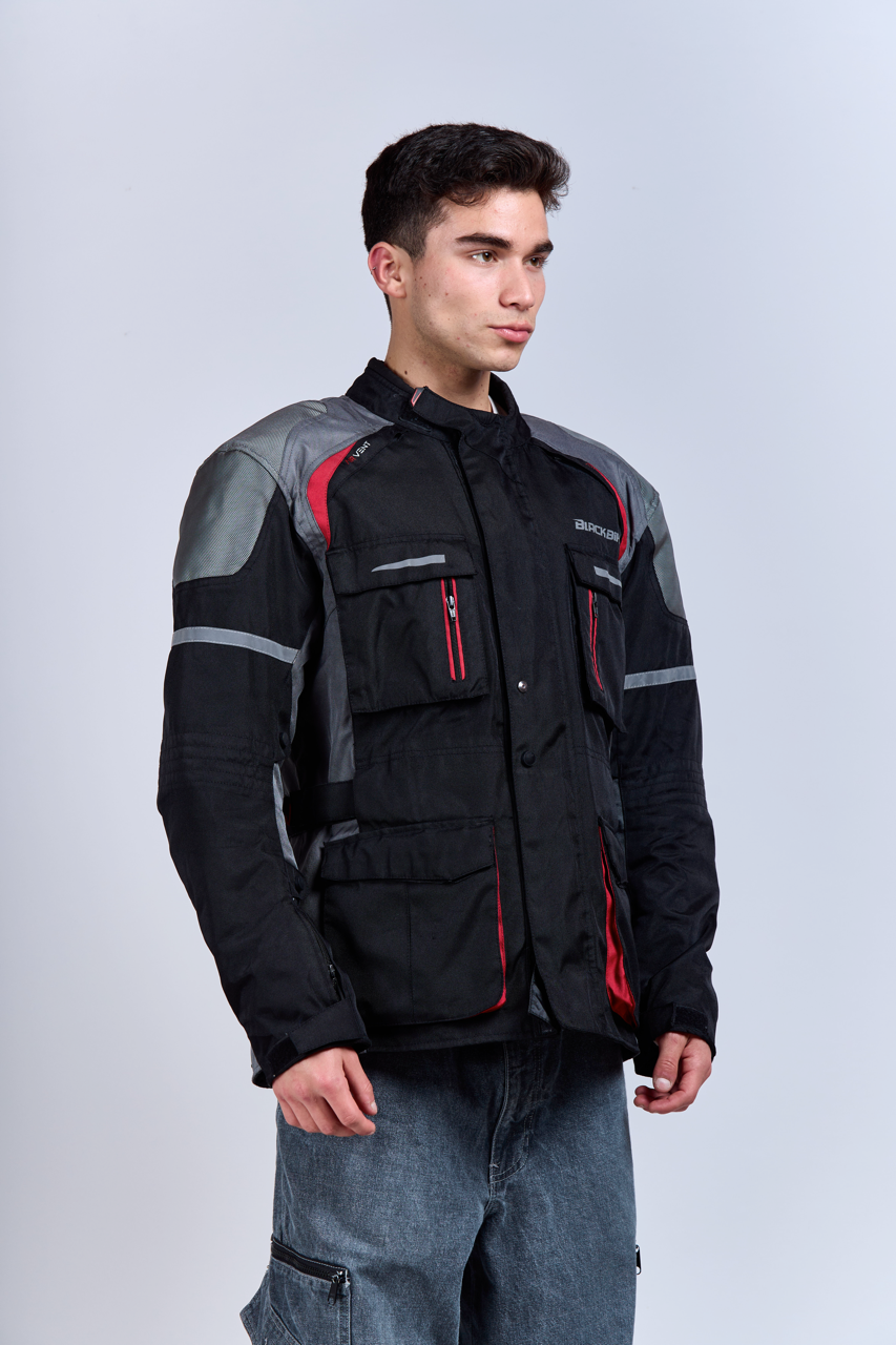 BlackBike Airvent Armored Moto Jacket (L)