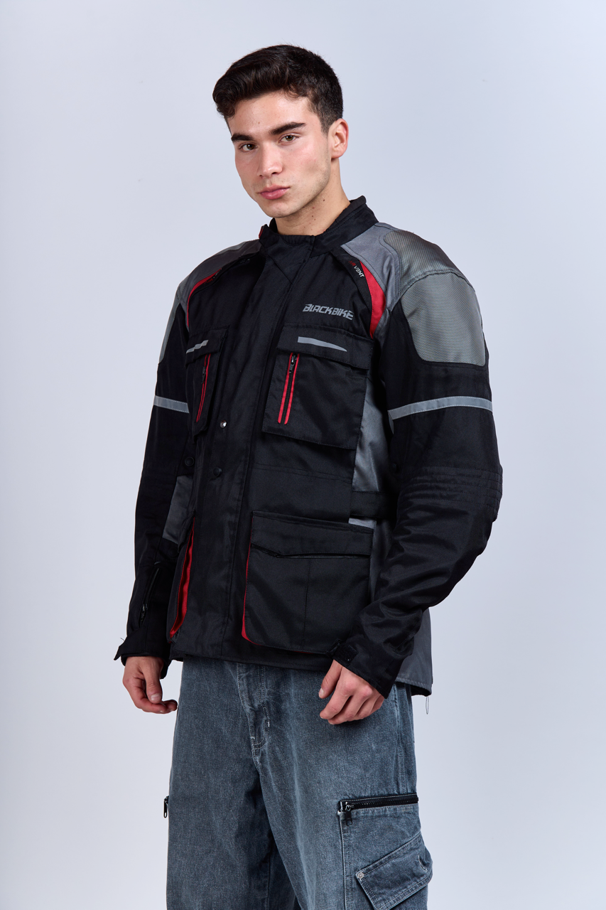 BlackBike Airvent Armored Moto Jacket (L)