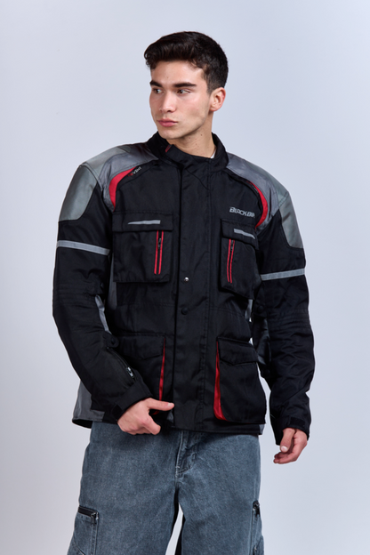 BlackBike Airvent Armored Moto Jacket (L)